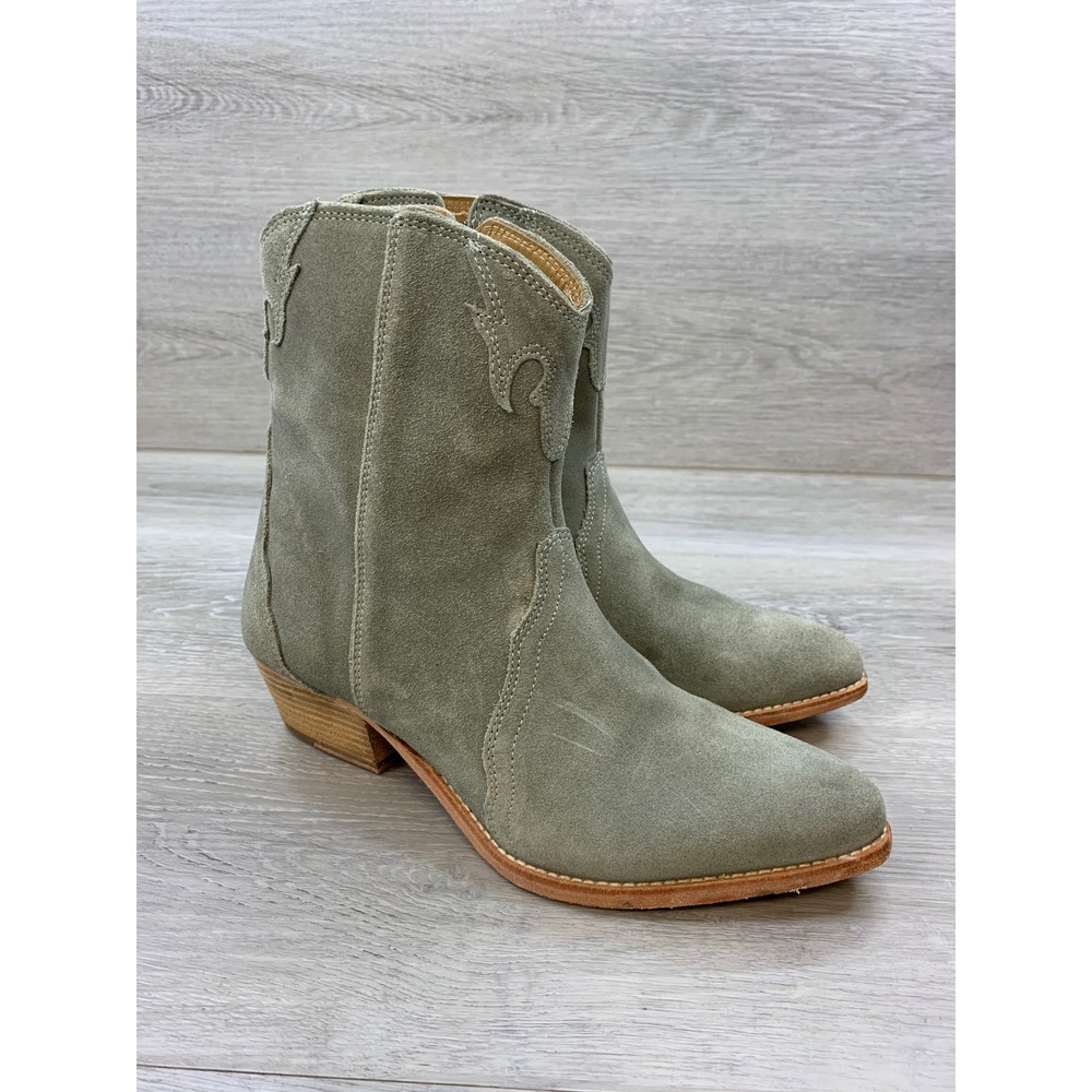 Free People Brayden Western Suede Ankle Boots Women's Pointed 8.5 Toe Shoes